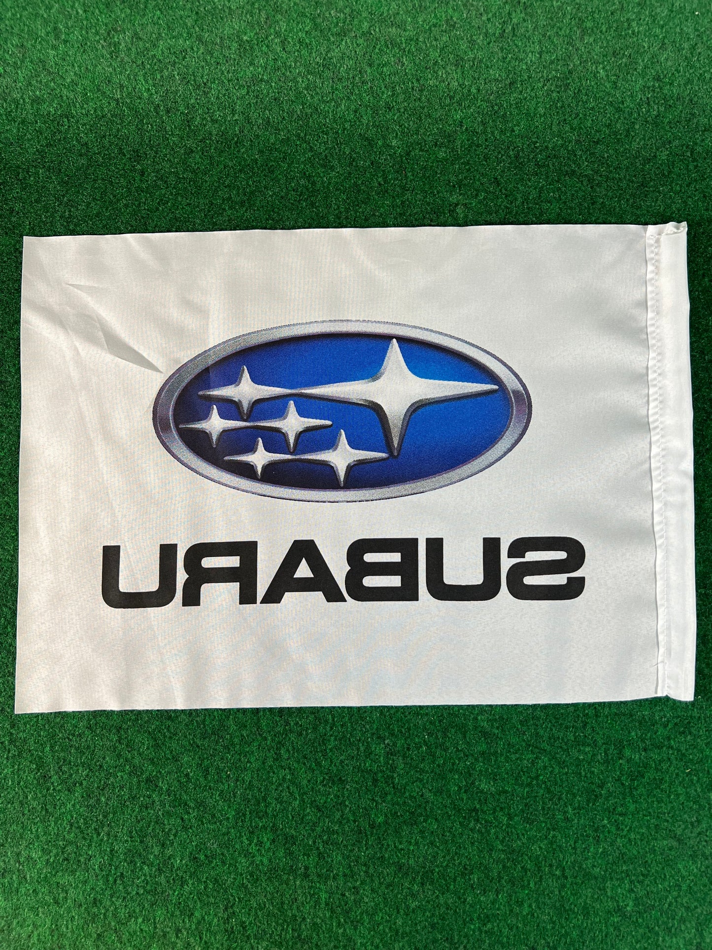 Subaru - Logo and Font Race Day Flag w/o Pole