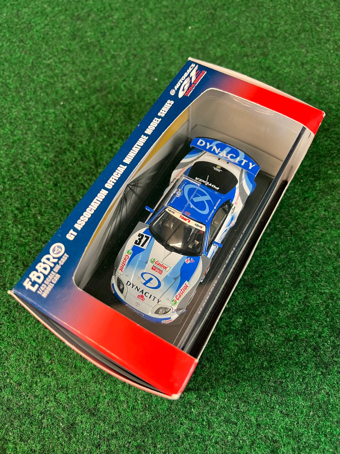 EBBRO - 2004 JGTC Dynacity Tom's Toyota Supra 1/43 Scale Diecast