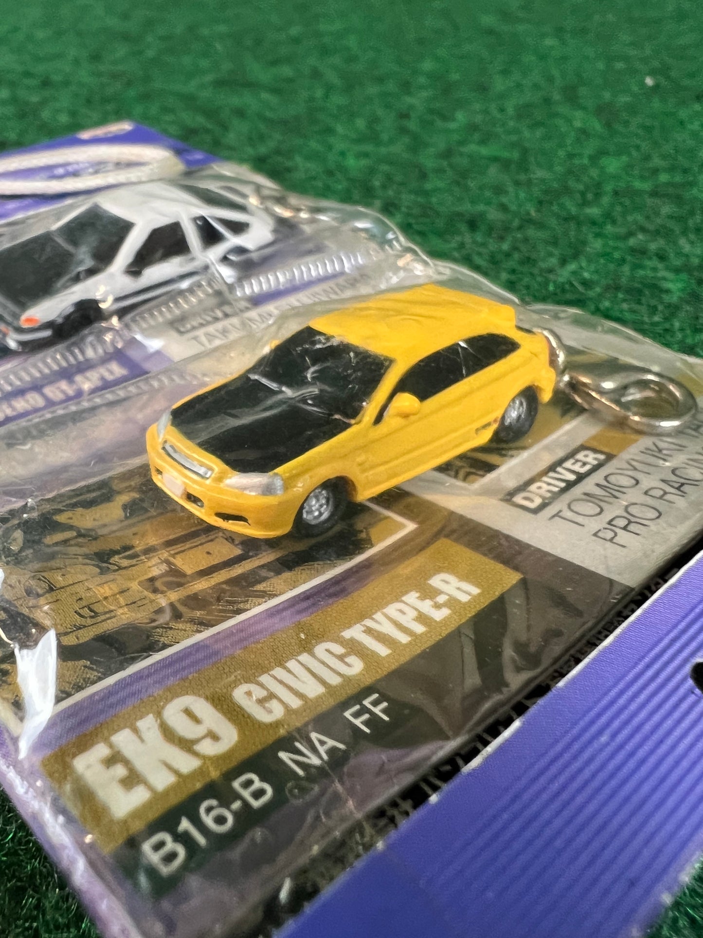 Initial D - Toyota Corolla AE86 & Honda Civic EK9 Mini Car Keychain Set