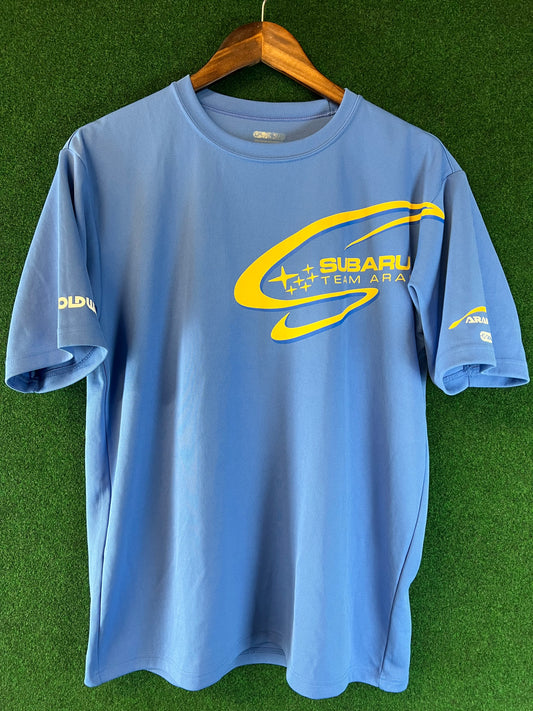 Subaru - Rally Team Arai Breathable Blue Active Wear T-Shirt