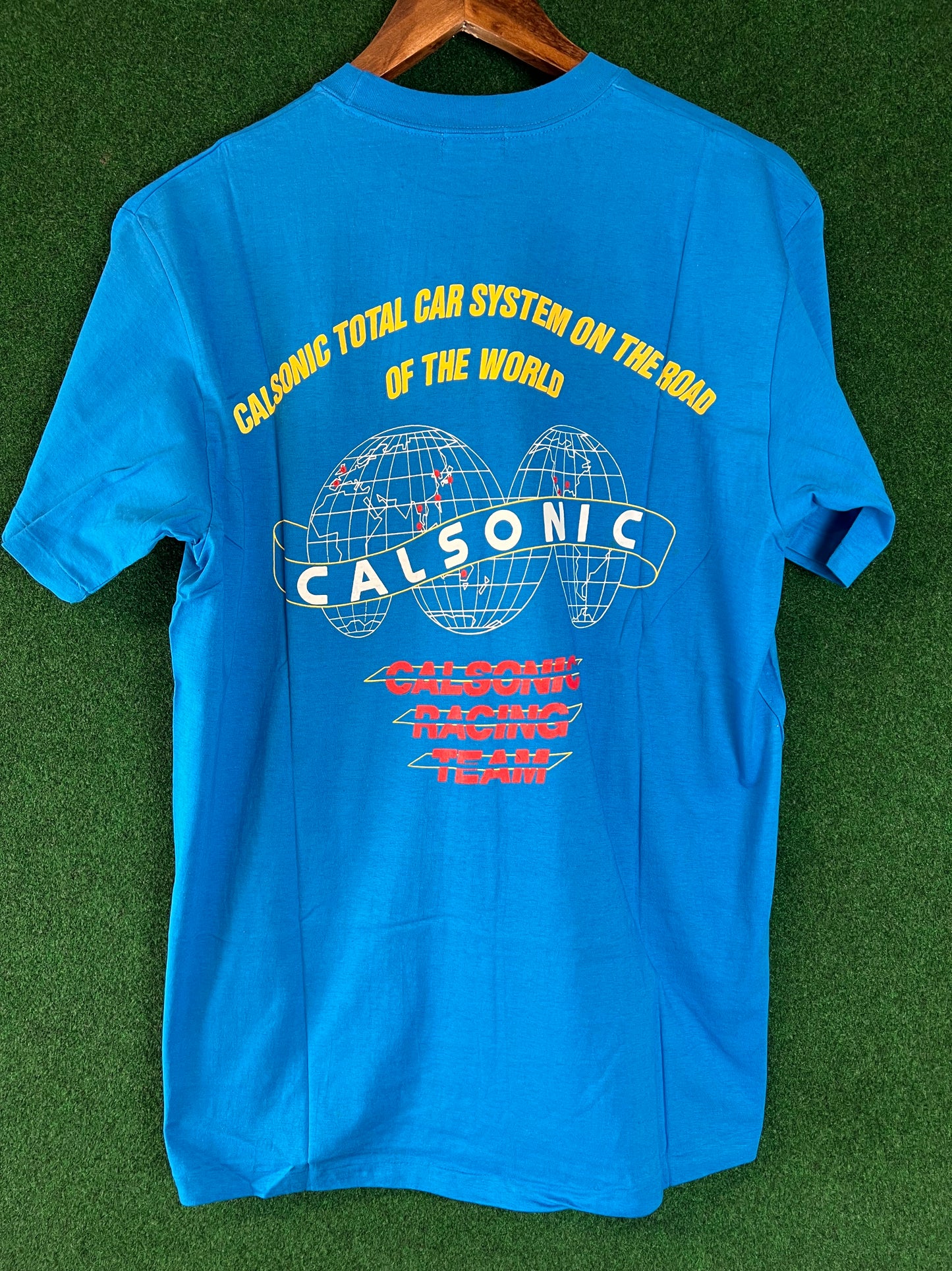 Calsonic Racing Team - Late 1980’s Vintage Blue T-Shirt