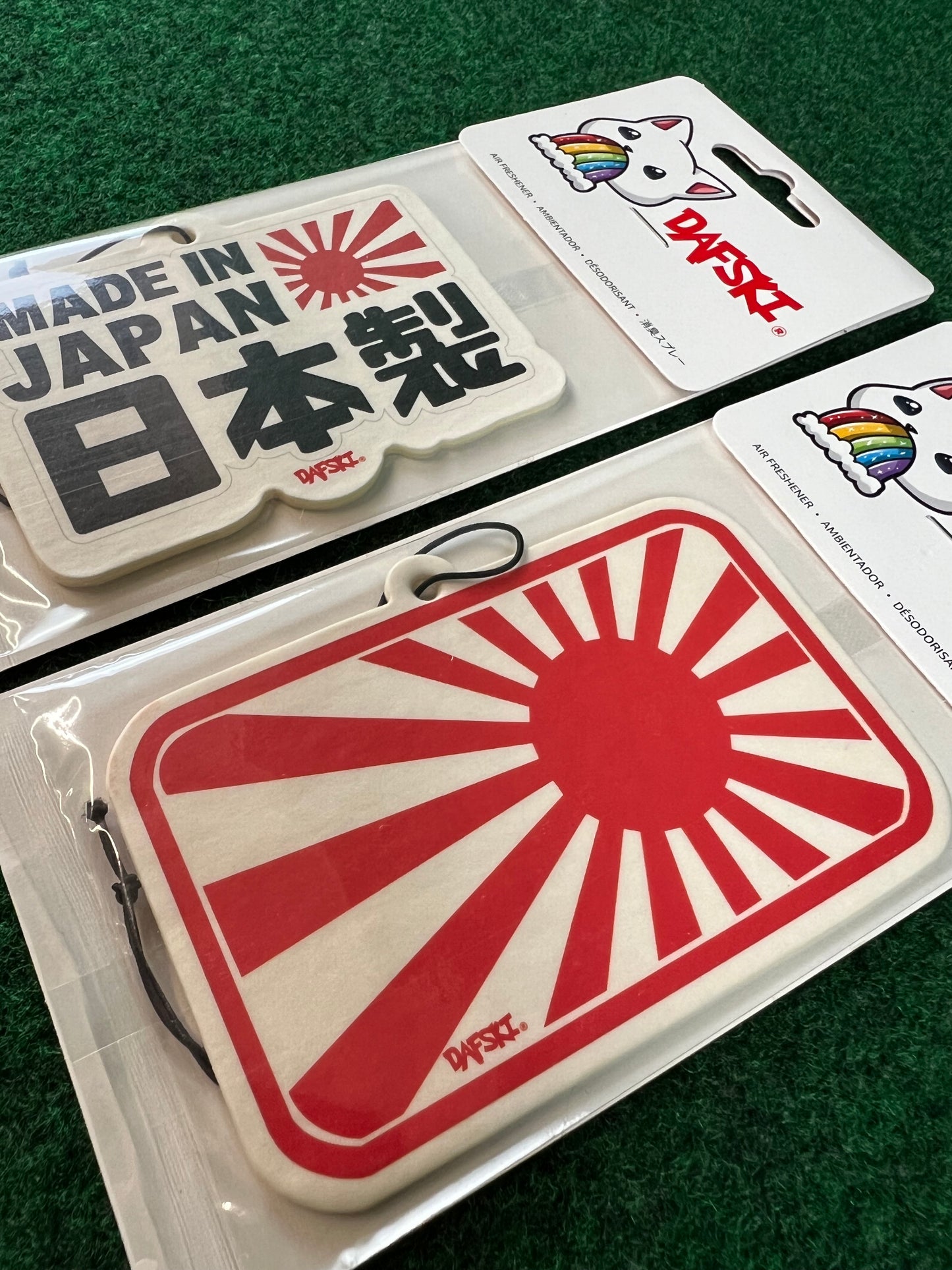 DAFSKI -  Made in Japan & Rising Sun Hanging Air Freshener Set