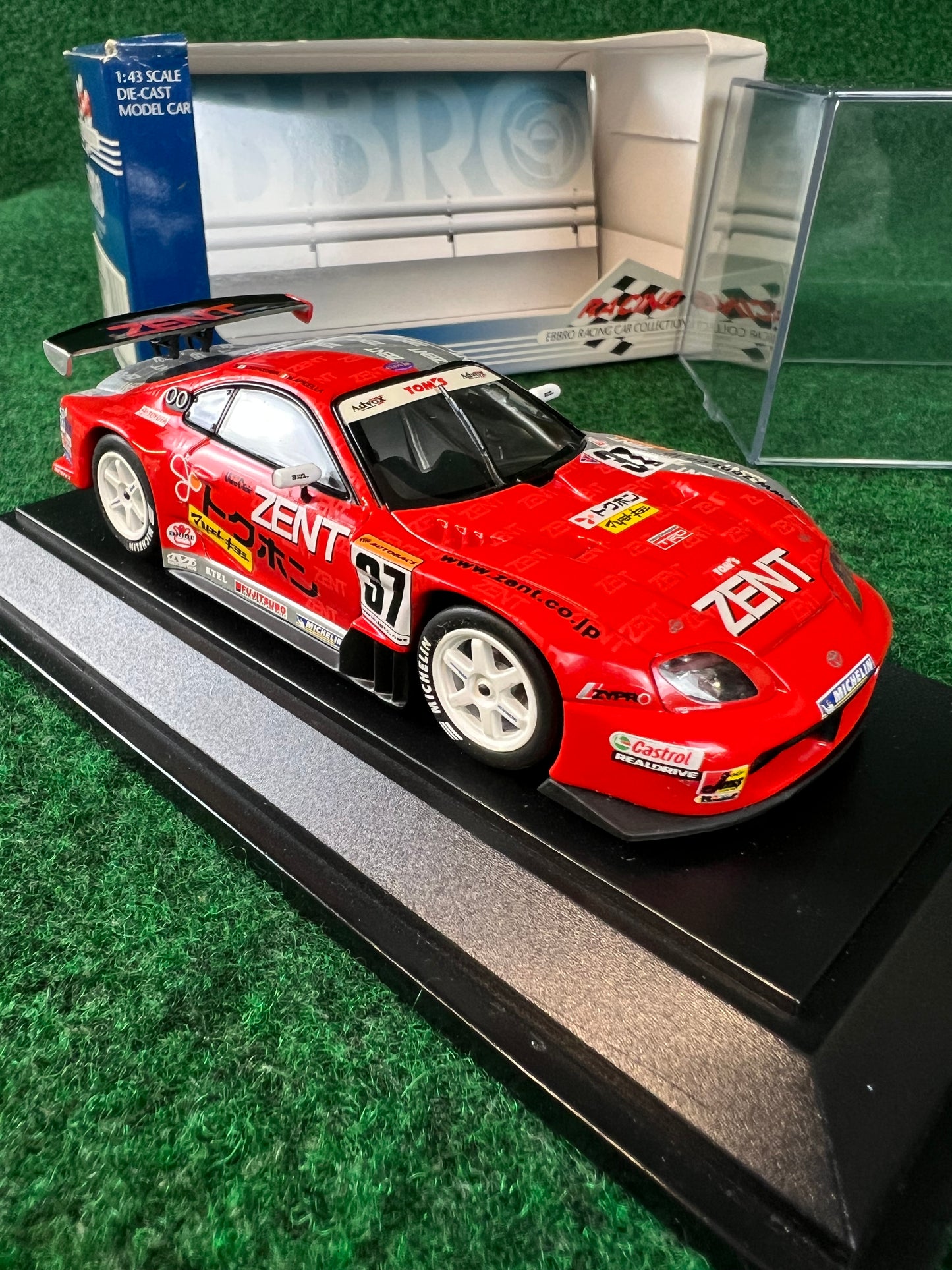 EBBRO - 2003 Zent Tom's Toyota Supra 1/43 Scale Diecast