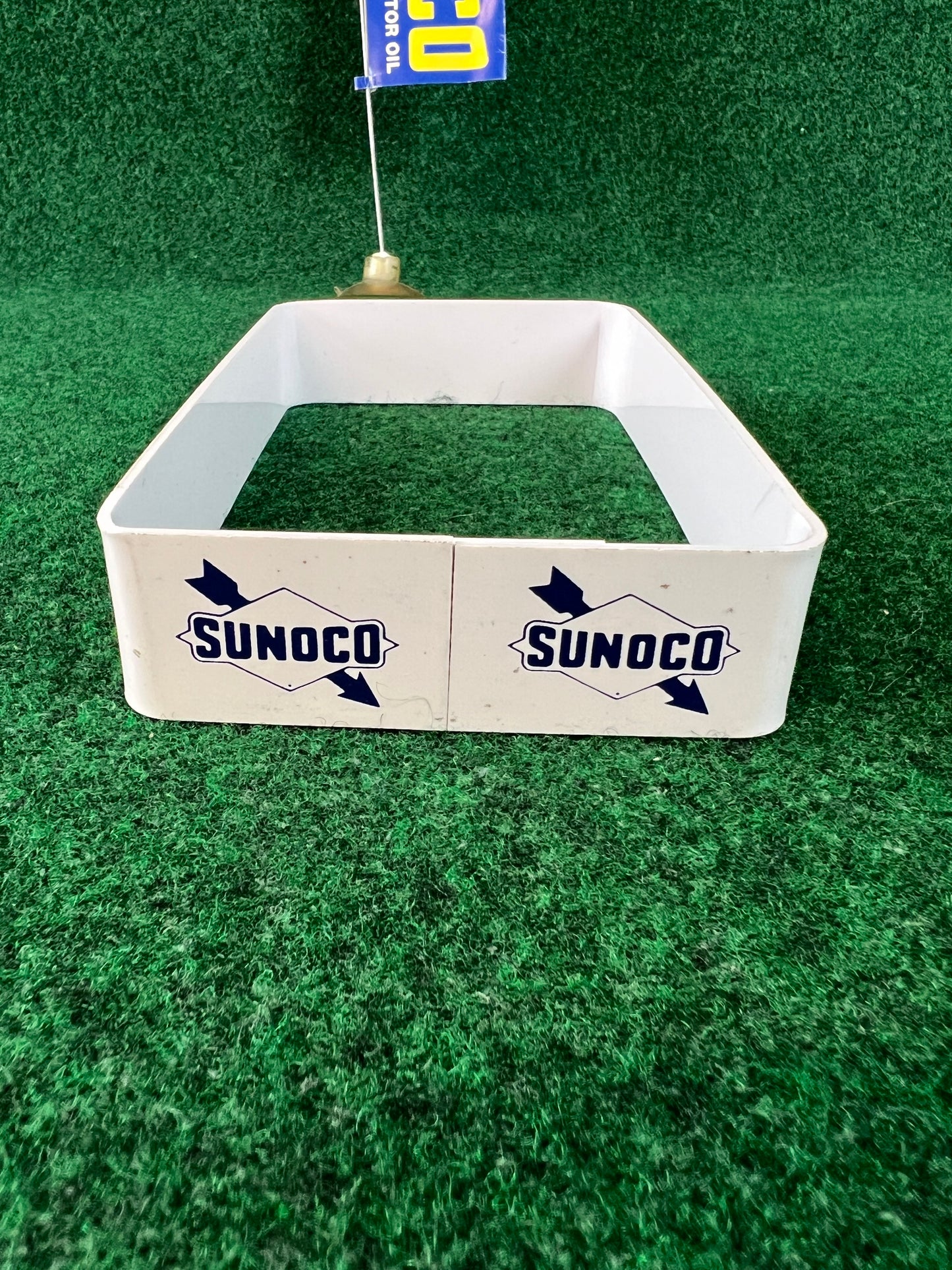 SUNOCO Oil Can Stand and Mini Nobori Advertising Flag