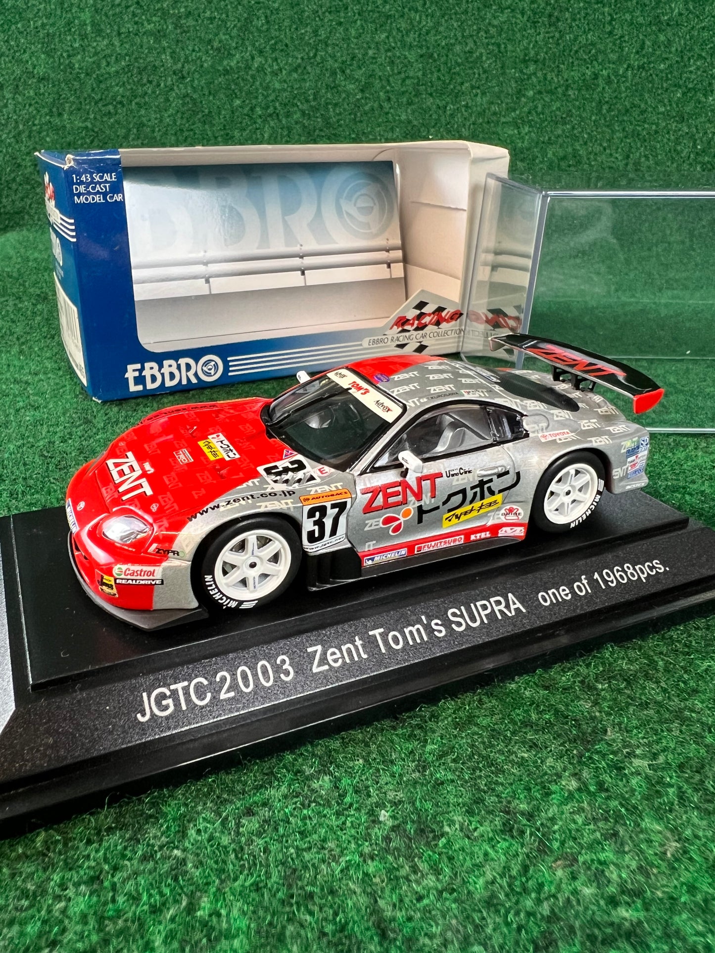 EBBRO - 2003 Zent Tom's Toyota Supra 1/43 Scale Diecast