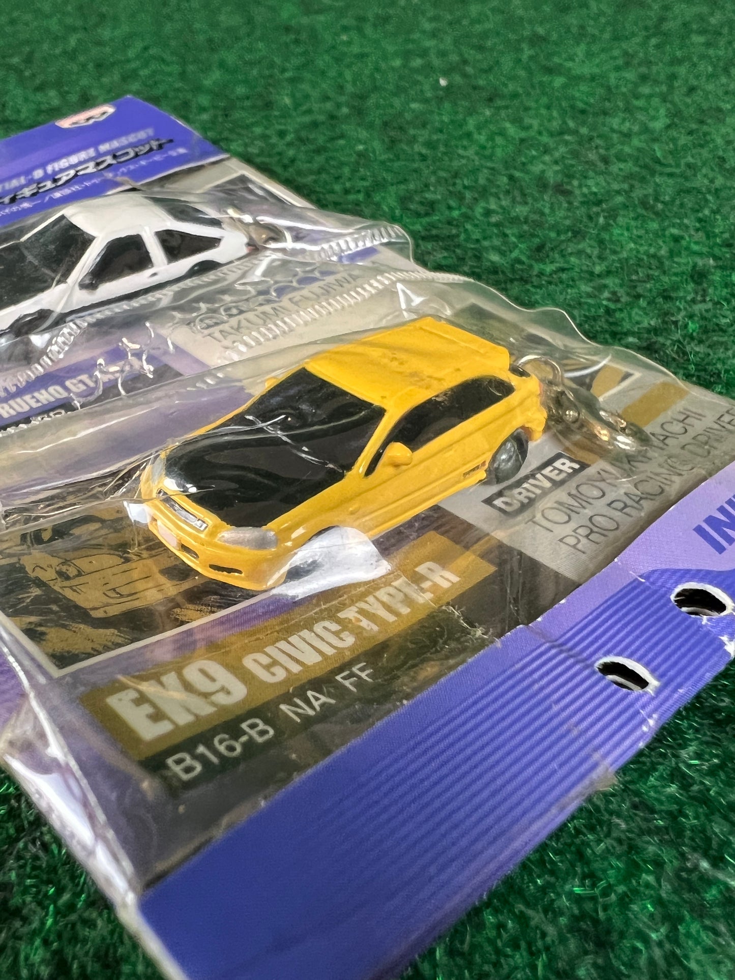 Initial D - Toyota Corolla AE86 & Honda Civic EK9 Mini Car Keychain Set