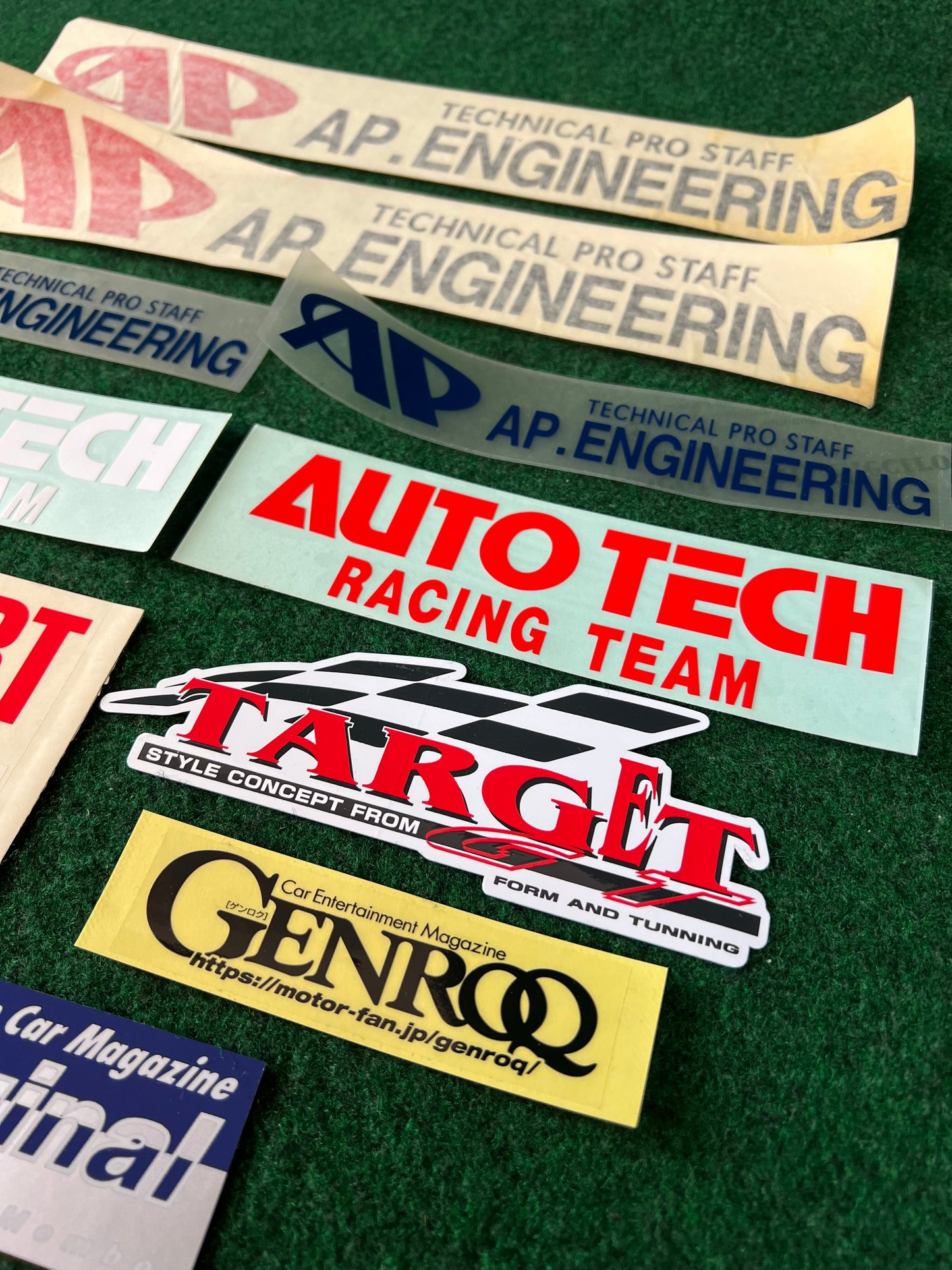 AP Engineering, AUTOTECH, AutoSport, GenroQ, Auto Fashion, Target GT Sticker and Decal Set