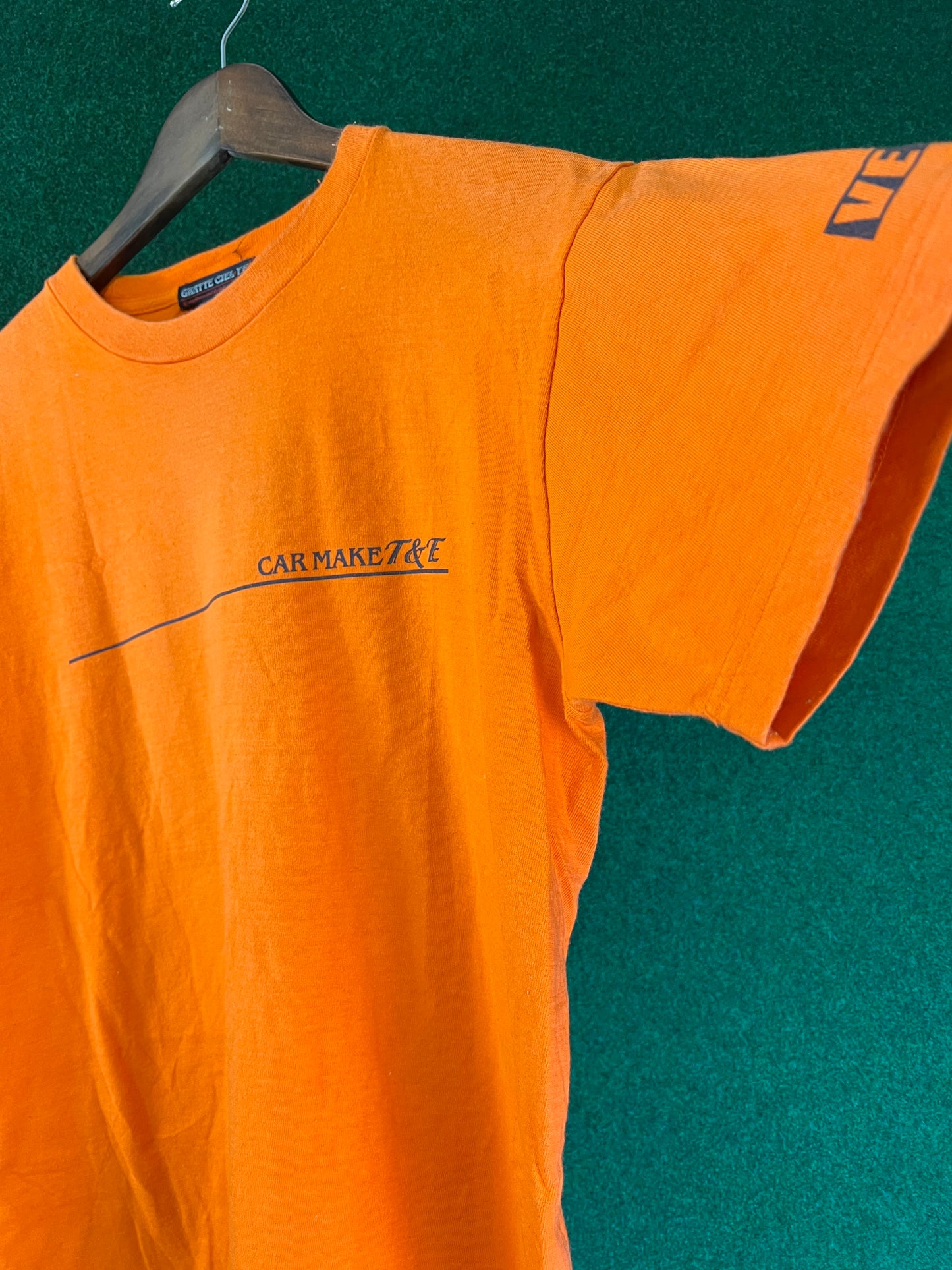 VERTEX - Car Make T&E Vintage Orange T-Shirt