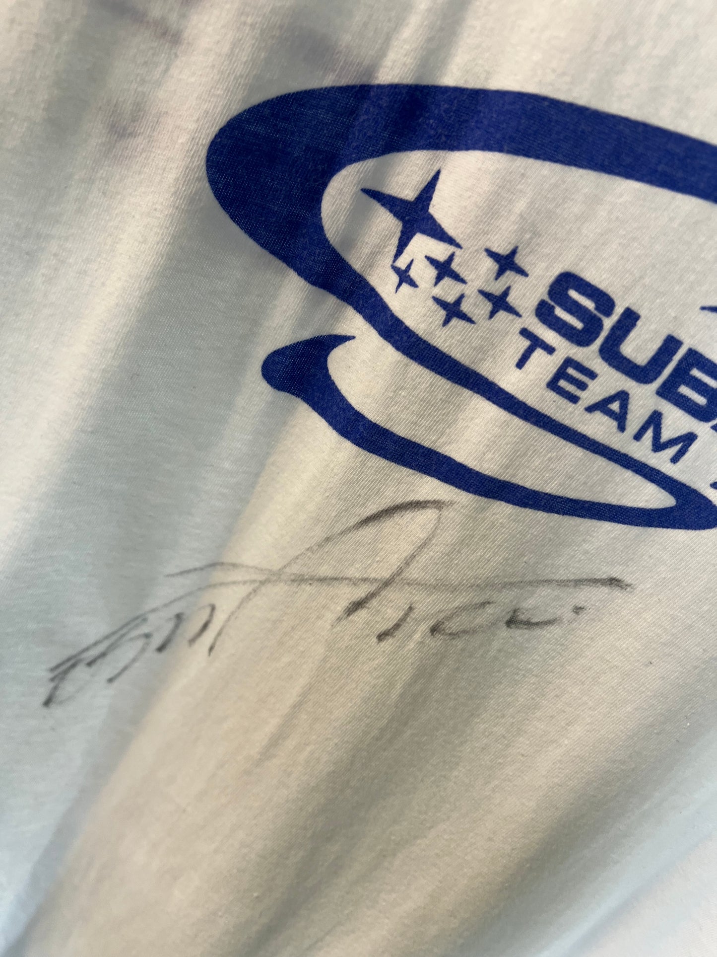 Subaru - Rally Team Arai Autographed T-Shirt