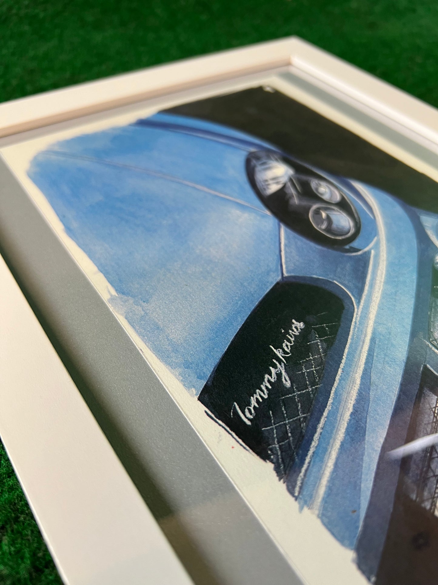 Subaru Impreza WRX Tommy Kaira (Bugeye) WRX Front Bumper Corner View Framed Print