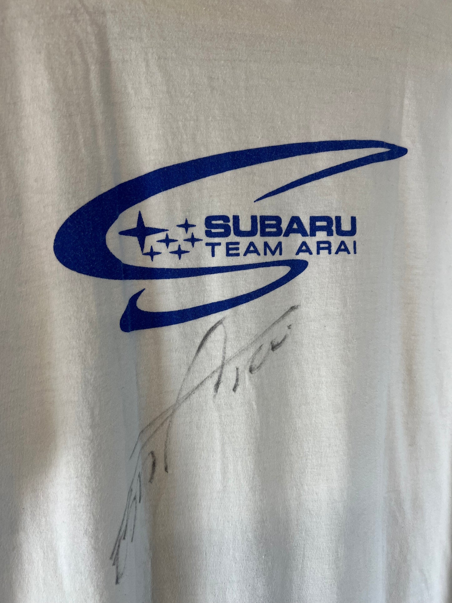 Subaru - Rally Team Arai Autographed T-Shirt