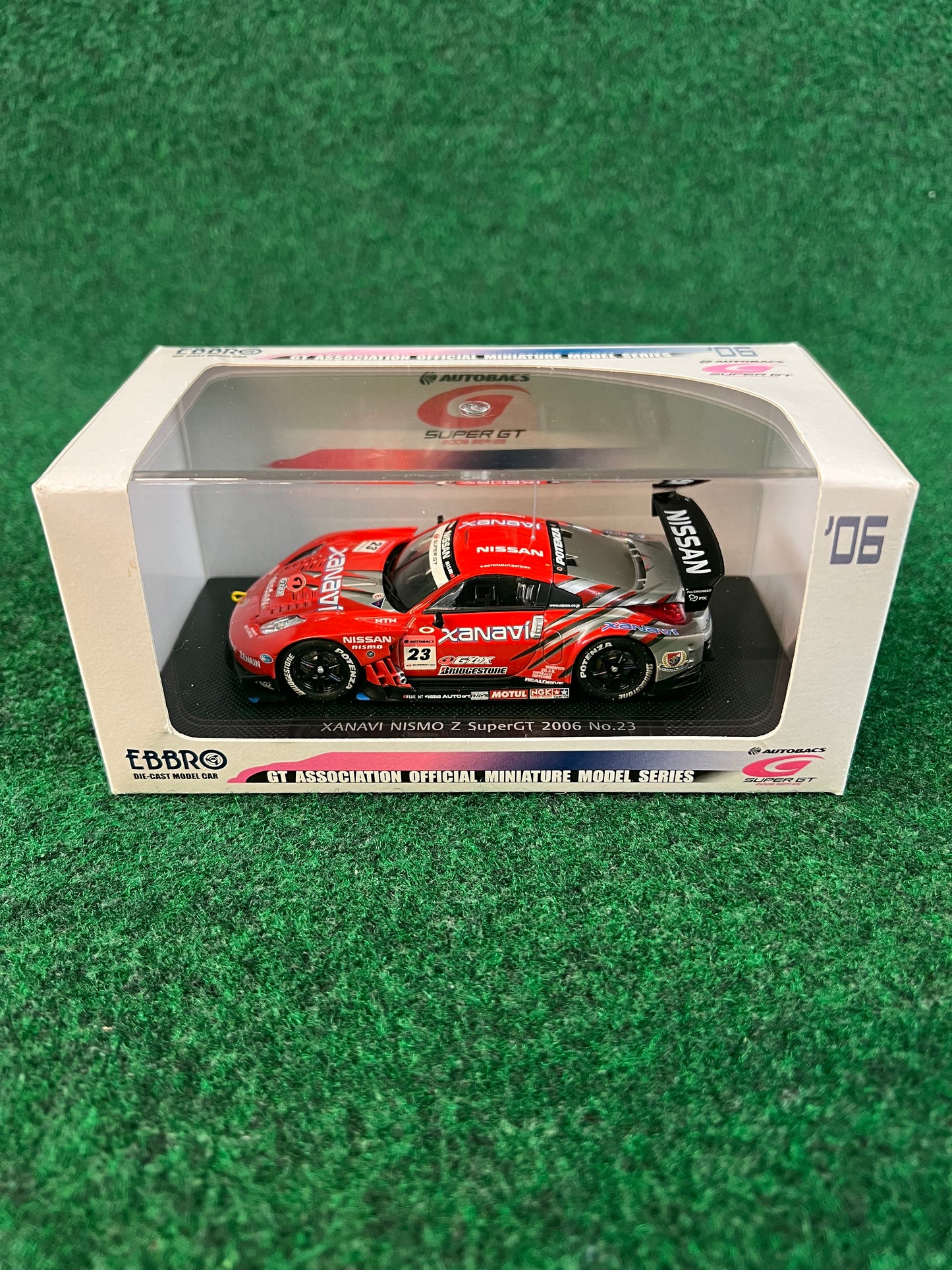 EBBRO Official SuperGT 2006 XANAVI Nismo Nissan Fairlady Z No. 23 Diecast