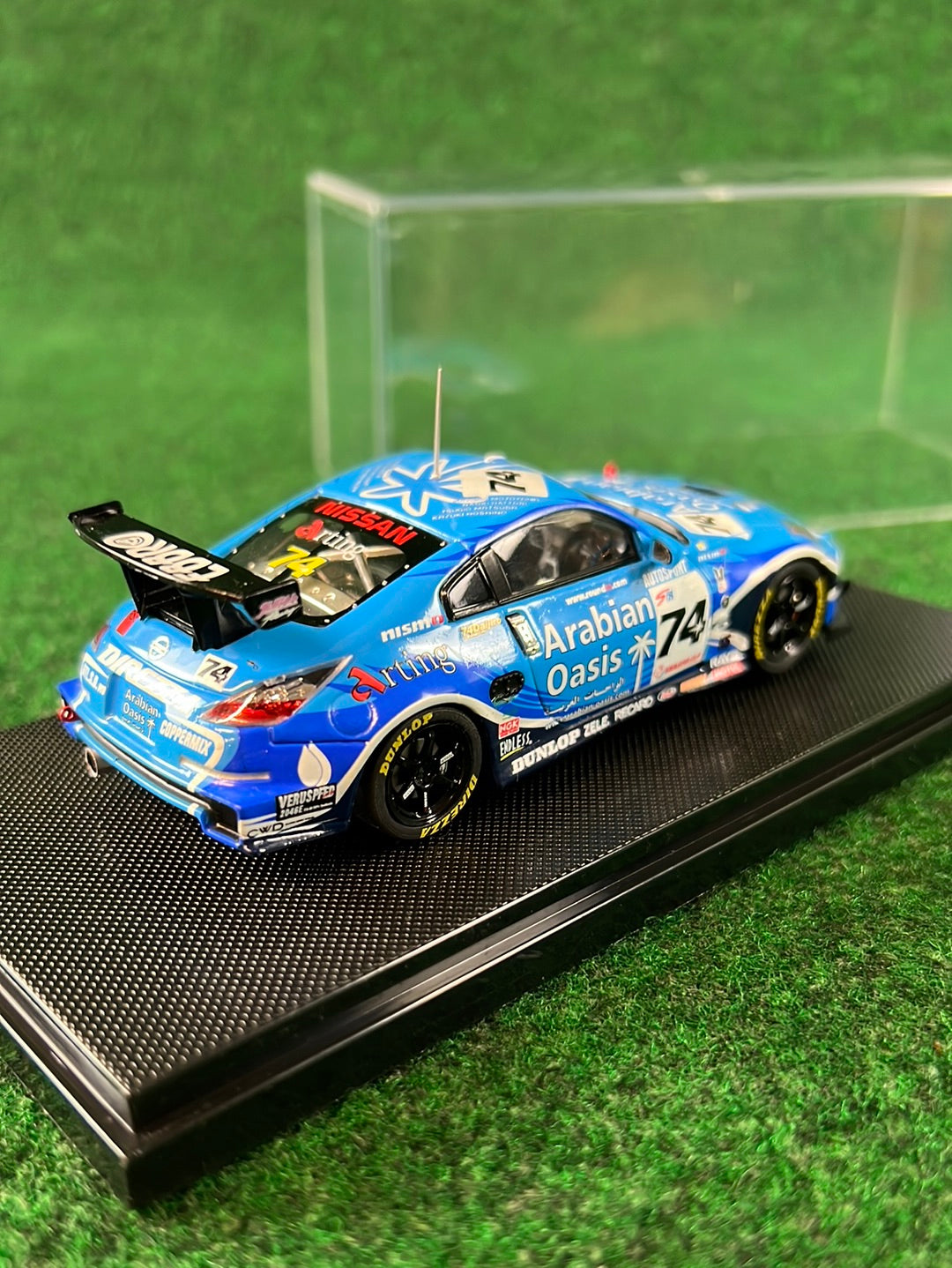 EBBRO Racing Collection: Arabian Oasis Nissan Fairlady Z Z33 - Tokachi 24 Hours Version 1/43 Scale Diecast