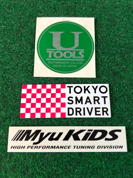 U Tools, Tokyo Smart Driver, Myu Kids Sticker Set