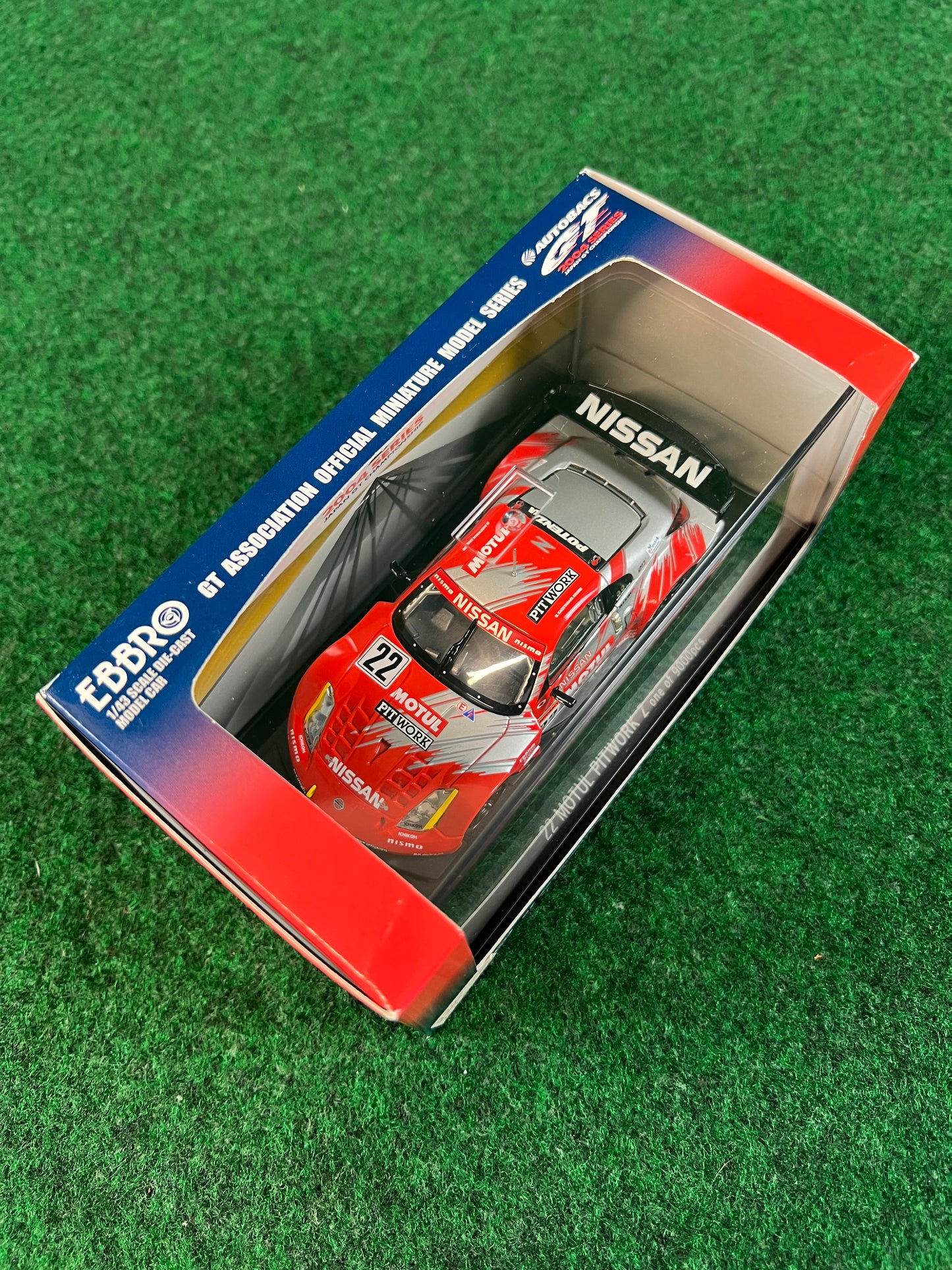 EBBRO 2004 JGTC MOTUL Pitwork Nissan Fairlady Z 1/43 Scale Diecast