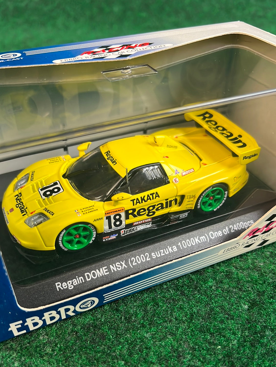 EBBRO Racing Car Collection: JGTC 2002 Regain DOME Honda NSX 1/43 Scale  Diecast