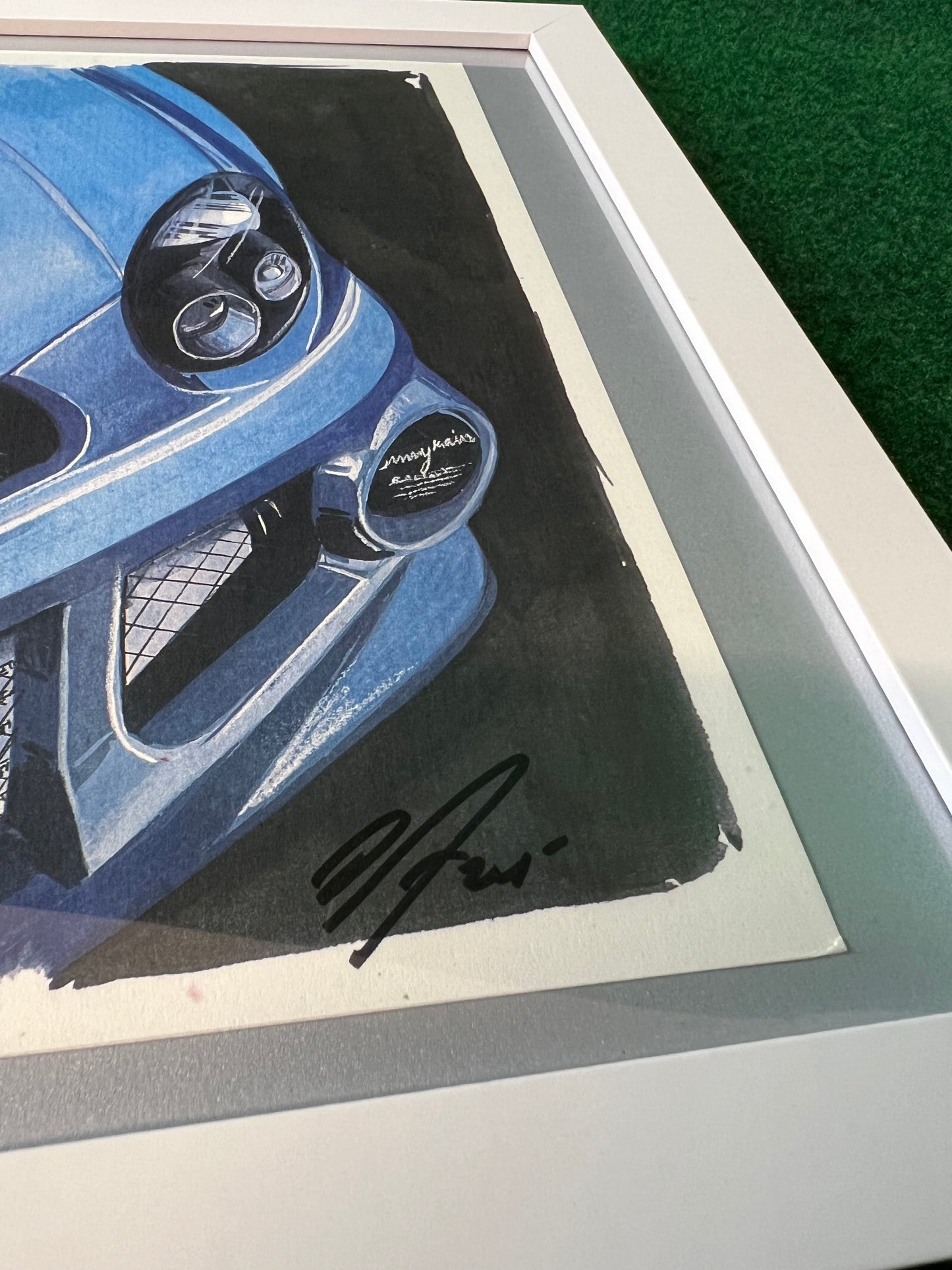 Subaru Impreza WRX Tommy Kaira (Bugeye) WRX Front Bumper Corner View Framed Print