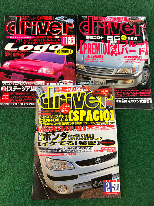 Driver Magazine - Premio, Spacio, Logo Covers Set of 3