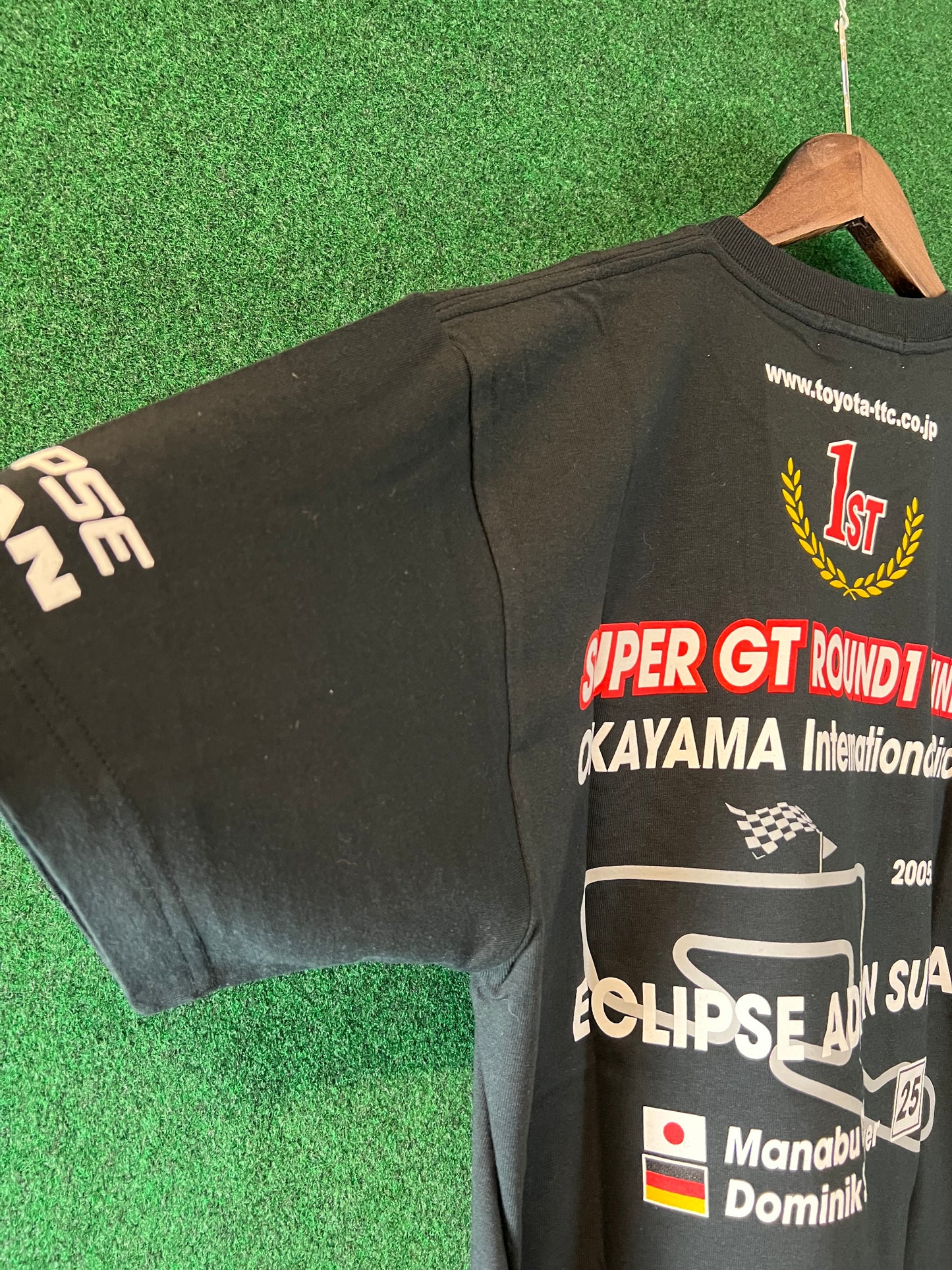 SuperGT Eclipse Advan Toyota Supra 2005 Round 1 Victory T-Shirt