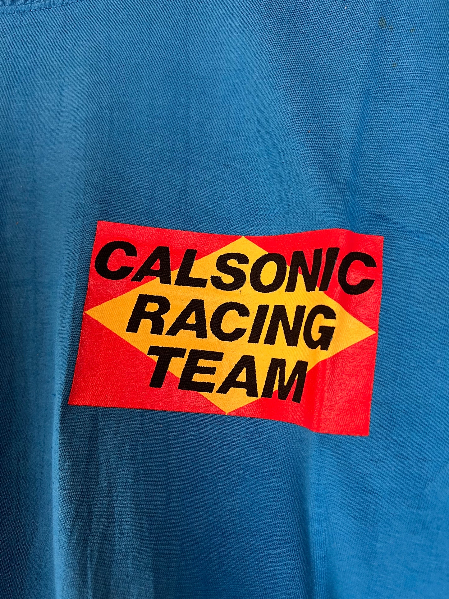 Calsonic Racing Team - Late 1980’s Vintage Blue T-Shirt