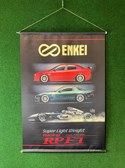 ENKEI RPF1 - Retail Display Advertising Scroll Banner