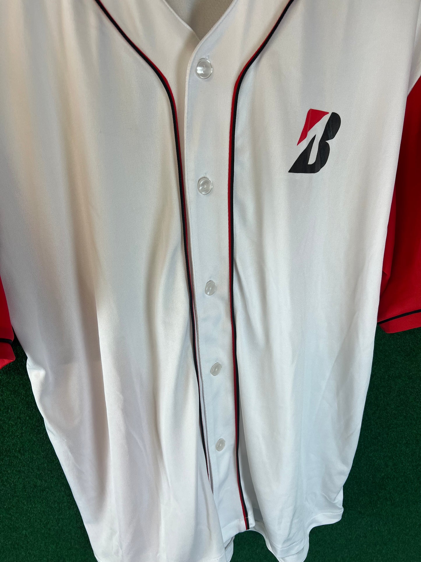 Bridgestone Motorsport - Button Down Baseball Style Jersey T-Shirt