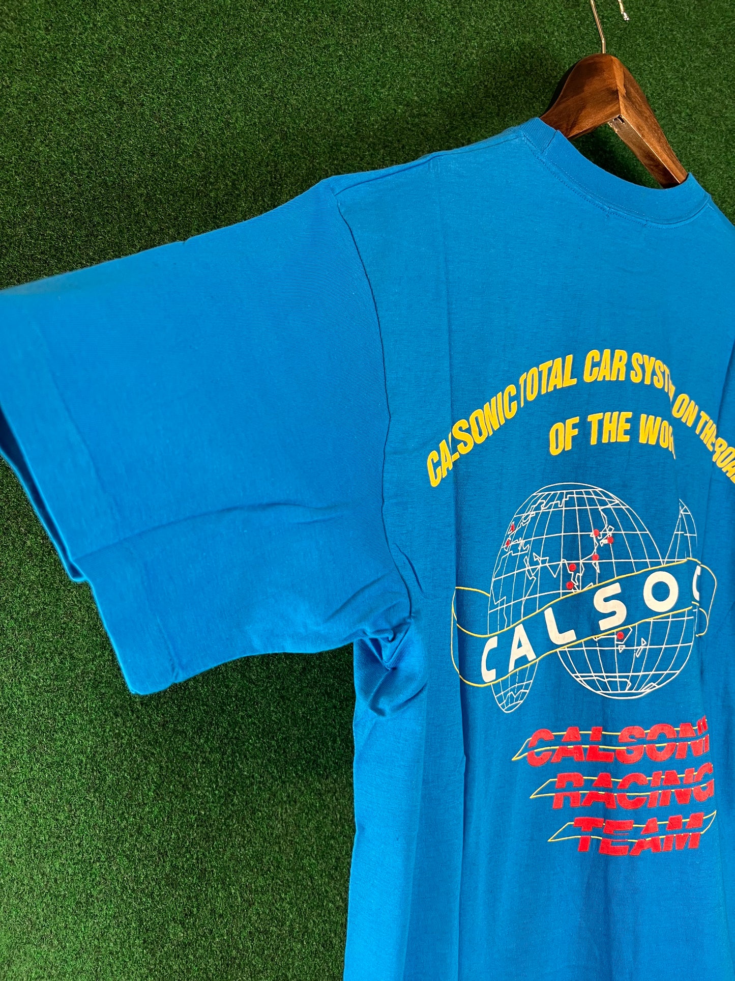 Calsonic Racing Team - Late 1980’s Vintage Blue T-Shirt