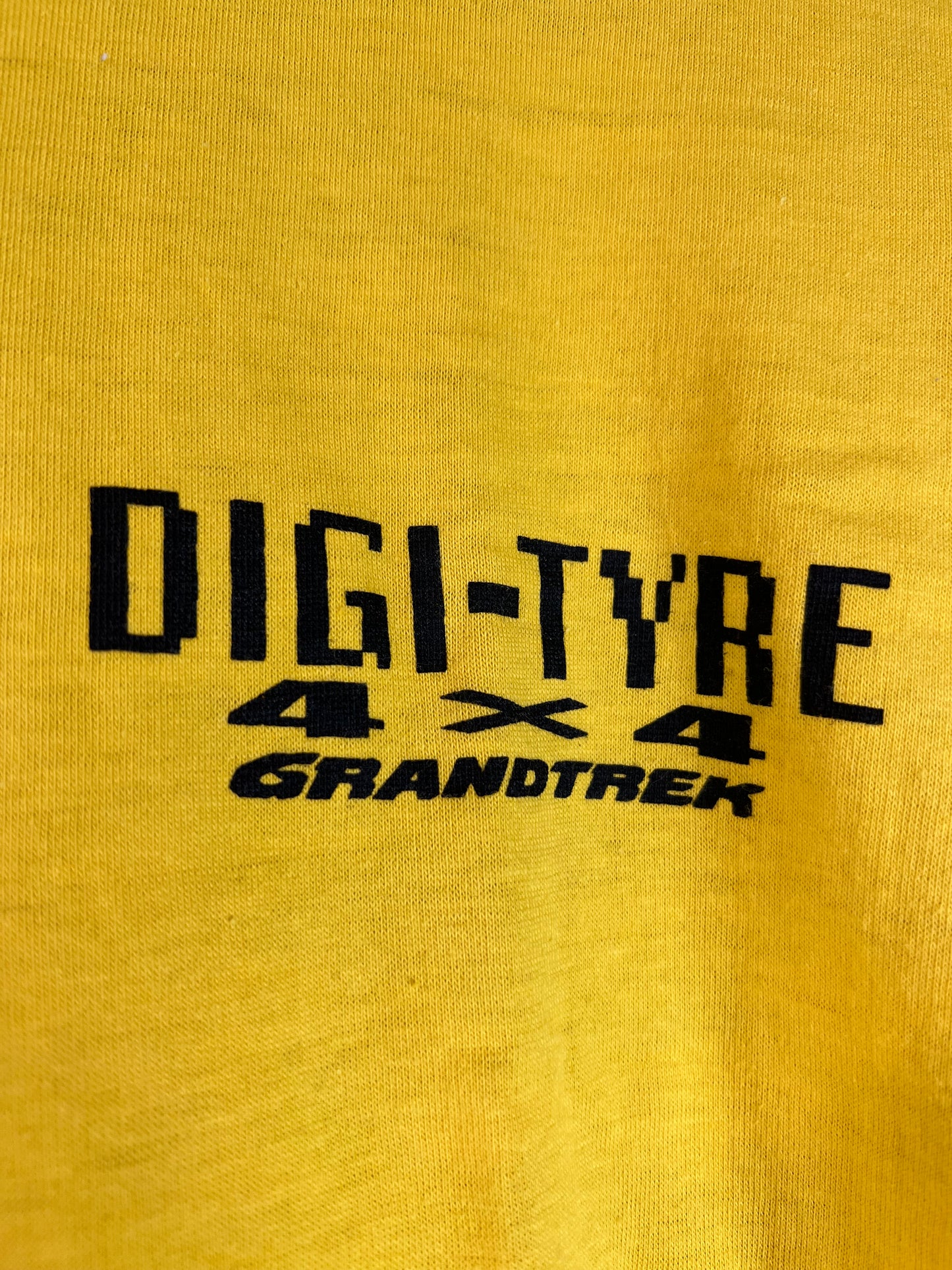 Dunlop Tires - Digi Tire 4x4 Grandtrek Yellow T-Shirt