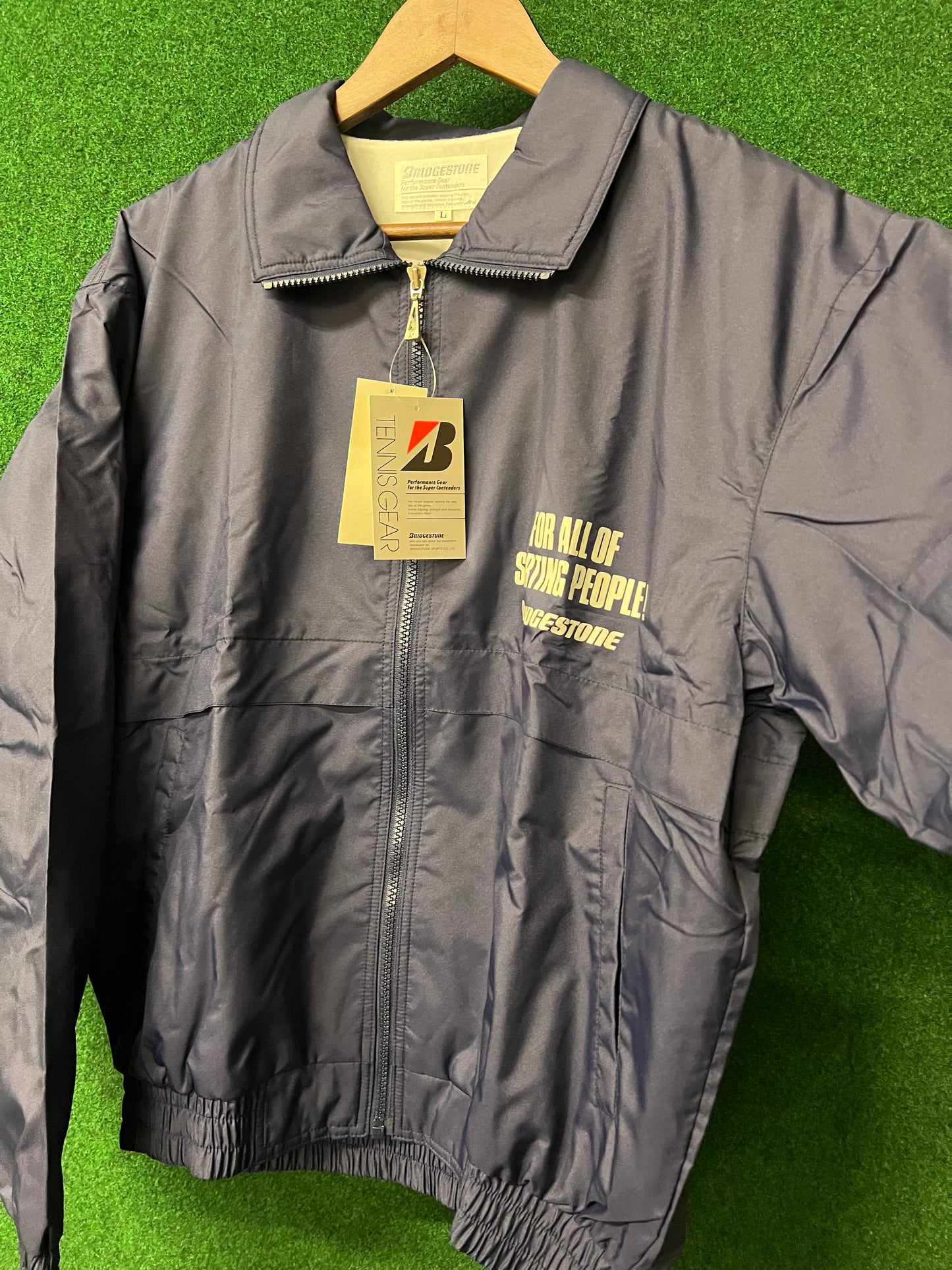 Bridgestone - "For all of sporting people!" Lined Windbreaker Jacket