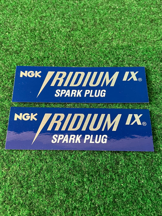 NGK Iridium Spark Plugs Sticker Set