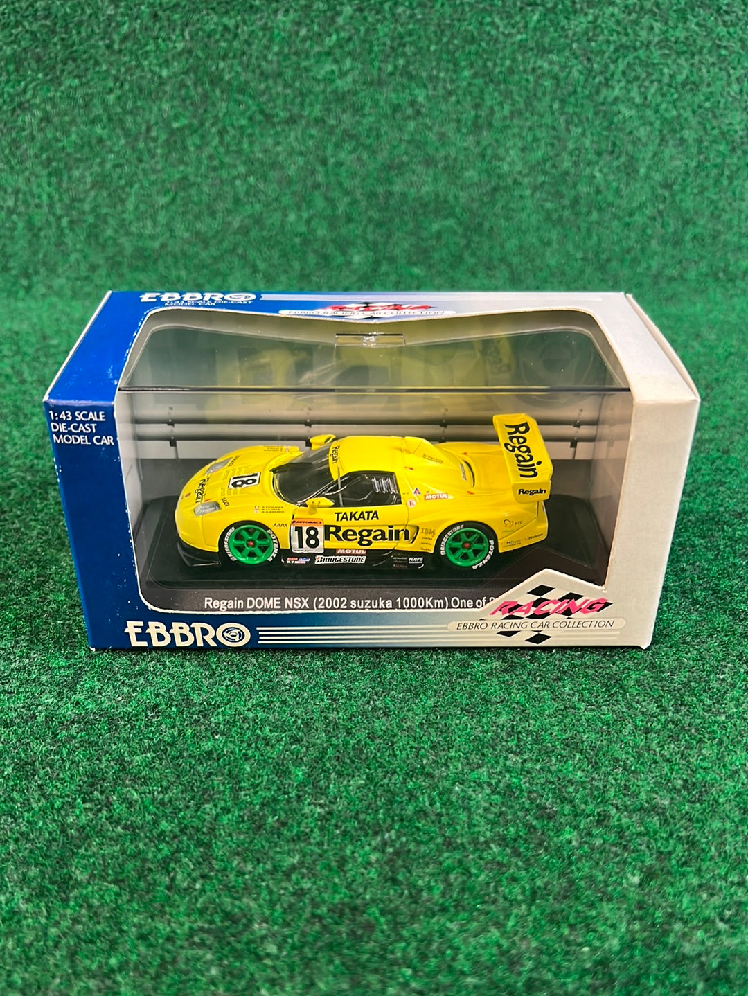 EBBRO Racing Car Collection: JGTC 2002 Regain DOME Honda NSX 1/43 Scale  Diecast