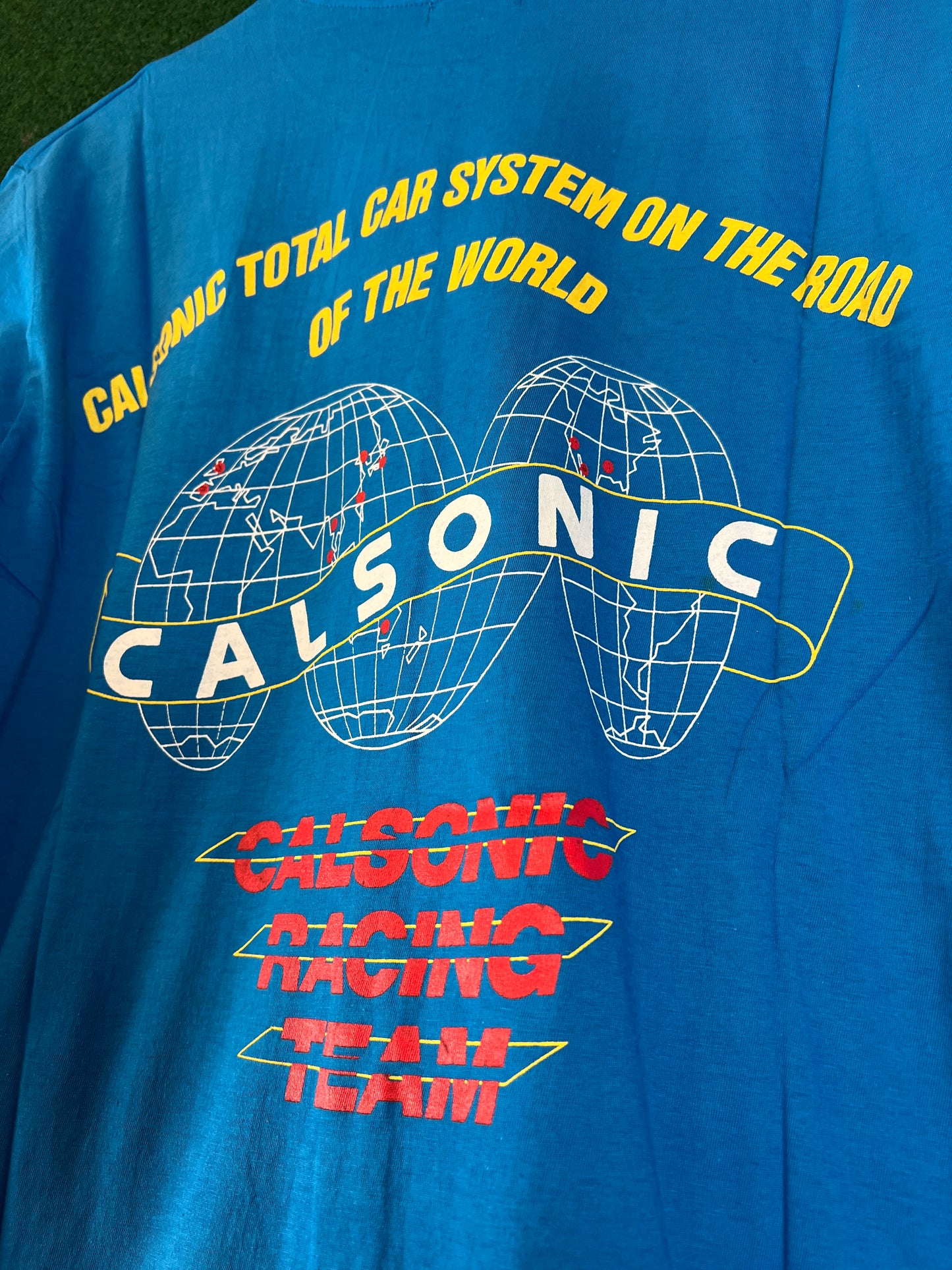 Calsonic Racing Team - Late 1980’s Vintage Blue T-Shirt