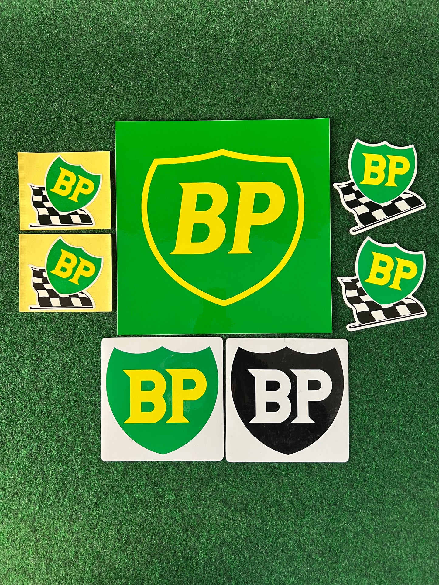 BP OIL Sticker Set