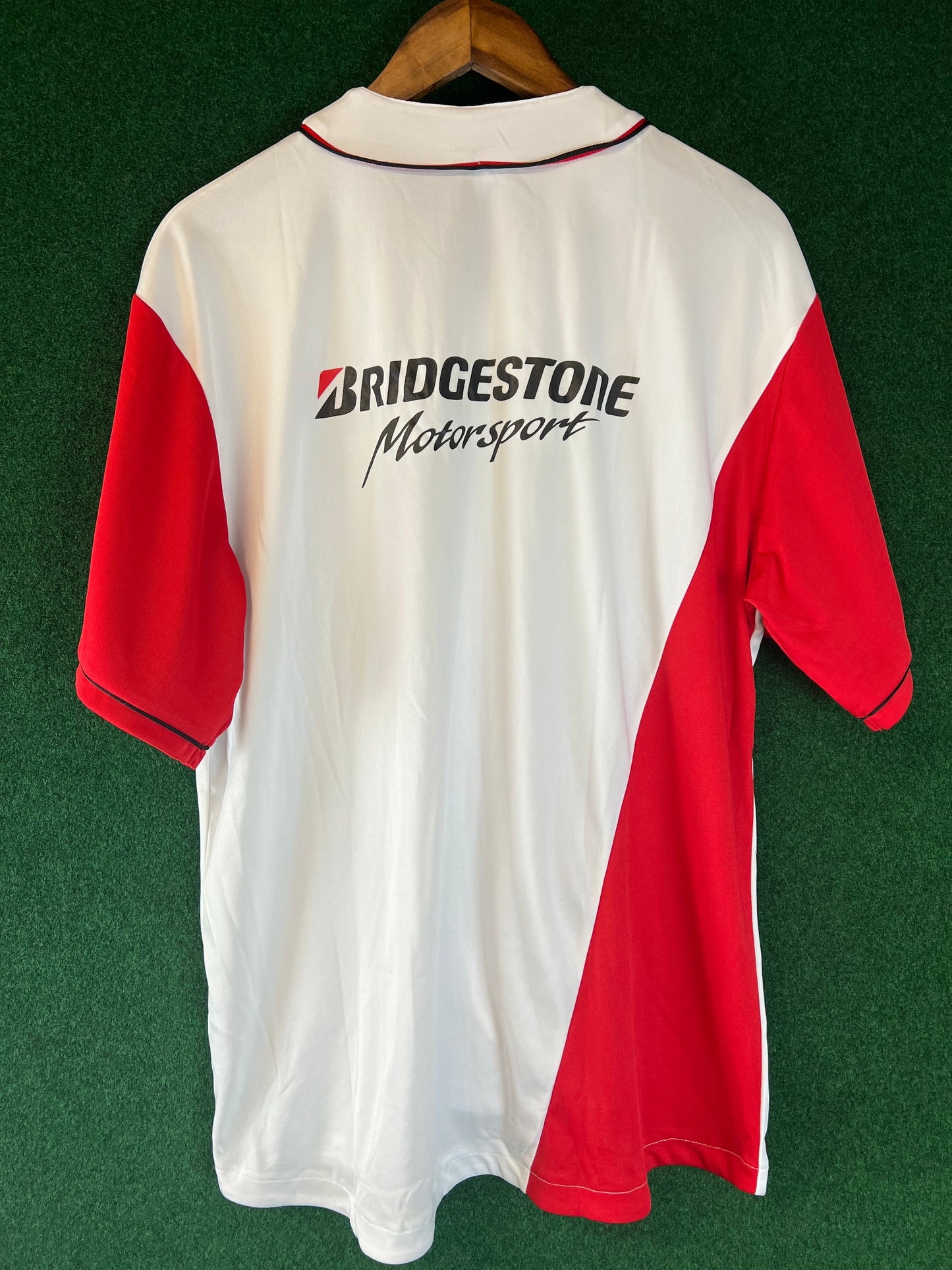 Bridgestone Motorsport - Button Down Baseball Style Jersey T-Shirt