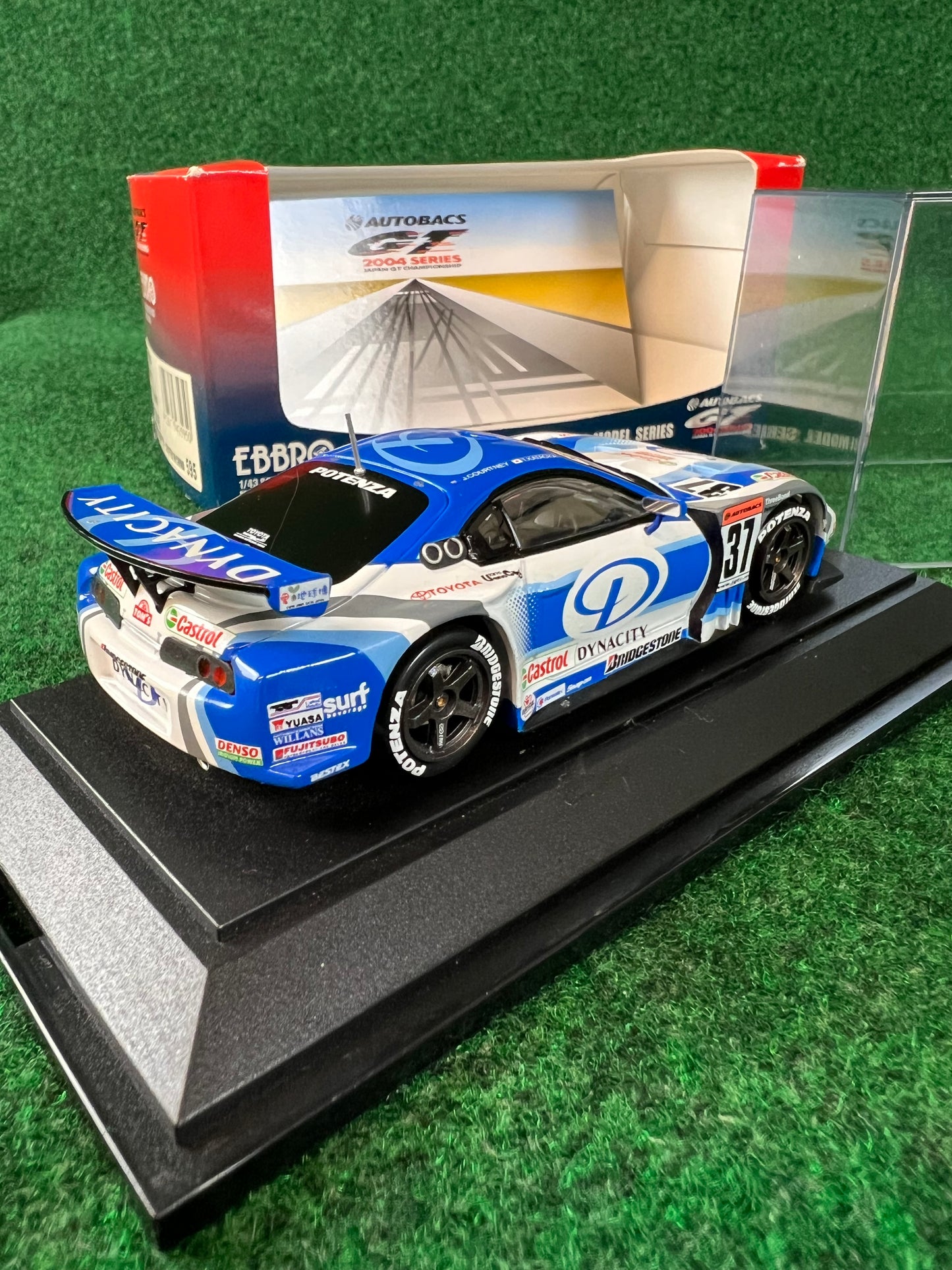 EBBRO - 2004 JGTC Dynacity Tom's Toyota Supra 1/43 Scale Diecast