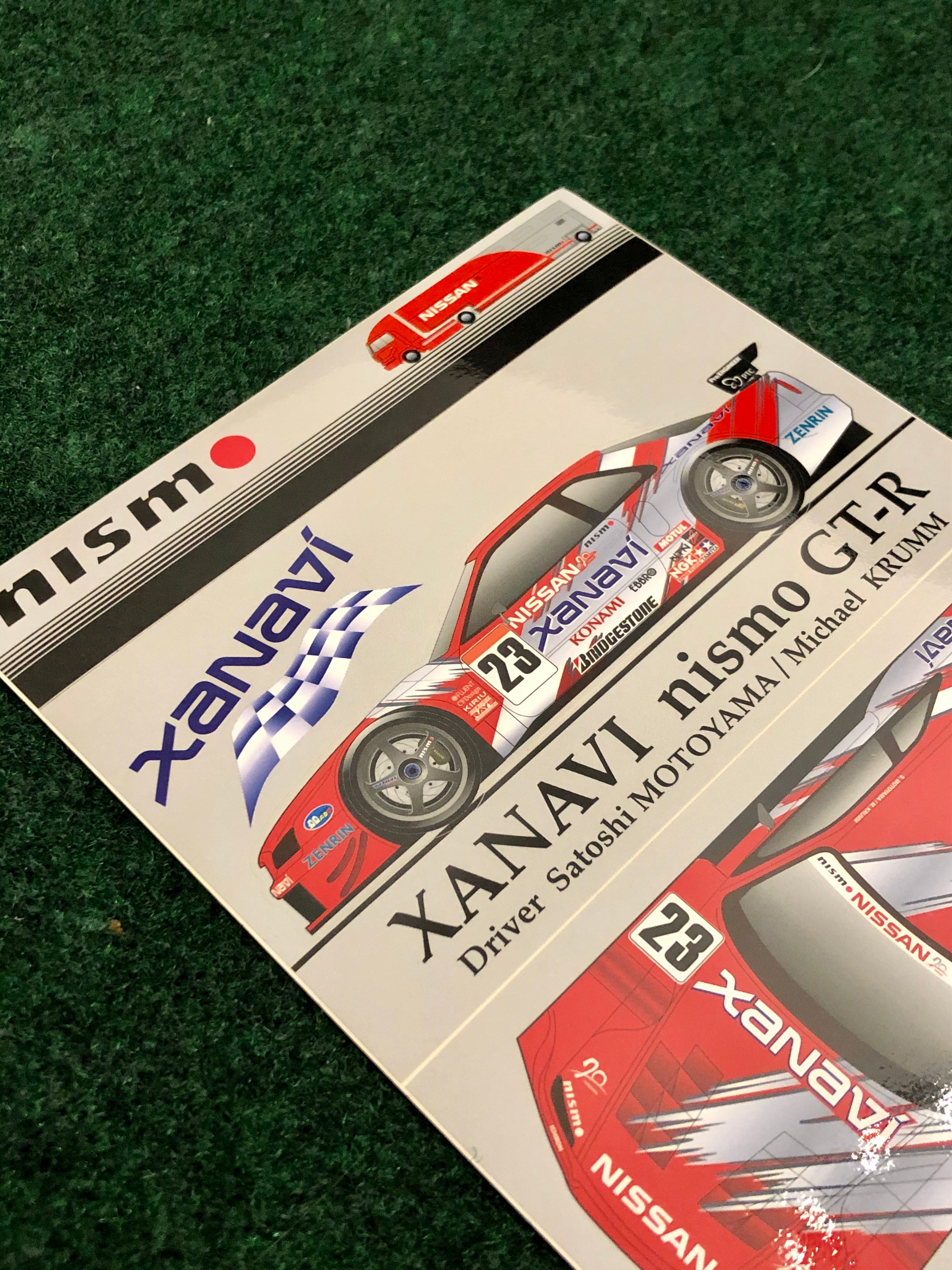 Nismo JGTC Nissan Skyline R34 GTR Xanavi Sticker Sheet – Stateside